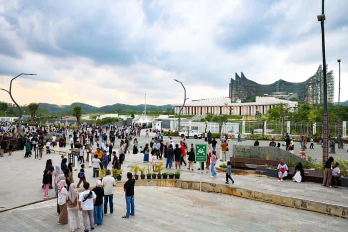 Antusiasme Tinggi, Ratusan Ribu Wisatawan Domestik dan Mancanegara Kunjungi IKN di Periode Libur Maret