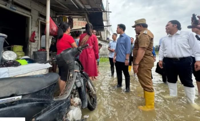 Wapres Gibran Tinjau Penanganan Banjir Bekasi