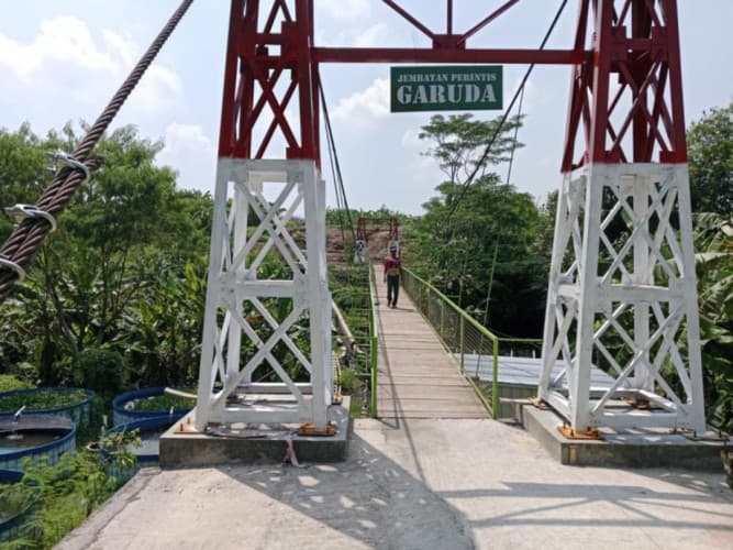 Pangkas Jarak Tempuh, Jembatan Gantung Garuda Sleman Rampung